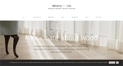 Desktop Screenshot of ebonyandco.com